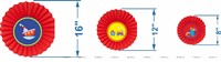 Vehicles Paper fans (set of 6)