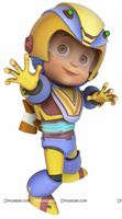 Vir The Robot Boy Posing