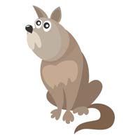 Dog cutout