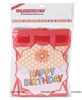 Red Birthday Banner