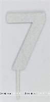 Seven Cake Topper ( Silver)