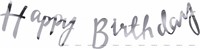 Cursive Banner Blue Theme Birthday Decoration kit (Pack of 52 )