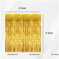 Black & Gold Foil Curtain Kit ( 24 pc pack)