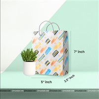 Brush Stroke printed Gift Bag (Pack of 4)