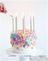 Gold stick candle (set of 6)