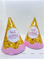 Pink & Gold Hats