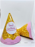 Pink & Gold Hats