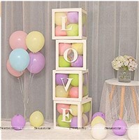 Love Transparent Cube  Boxes