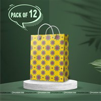 Indian Motif printed Gift Bag (Pack of 4)