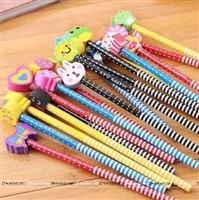 Pencil with eraser