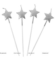 Silver Star Candle