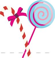 Candy stick poster
