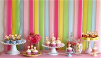 Fire Man Cup Cake & Cake Toppers
