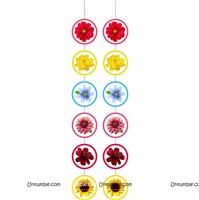 Flower Theme Birthday Decoration Kit, Pack of 24