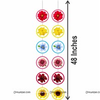 Flower Theme Birthday Decoration Kit, Pack of 24