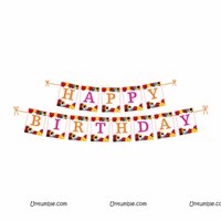 Flower Theme Party Hats Decoration Kits, Pack of 59