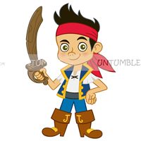 Boy pirate poster