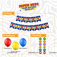 Super Hero Banner & Dangler Kit 