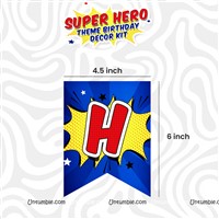 Super Hero Banner & Dangler Kit 