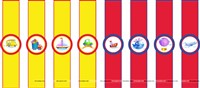Vehicles birthday theme Wristbands