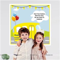 Wheels on a bus  Theme Backdrop Arch Kit