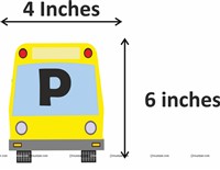 Wheels on the Bus Birthday Letter Bunting Kit (Pack of 42 pcs)